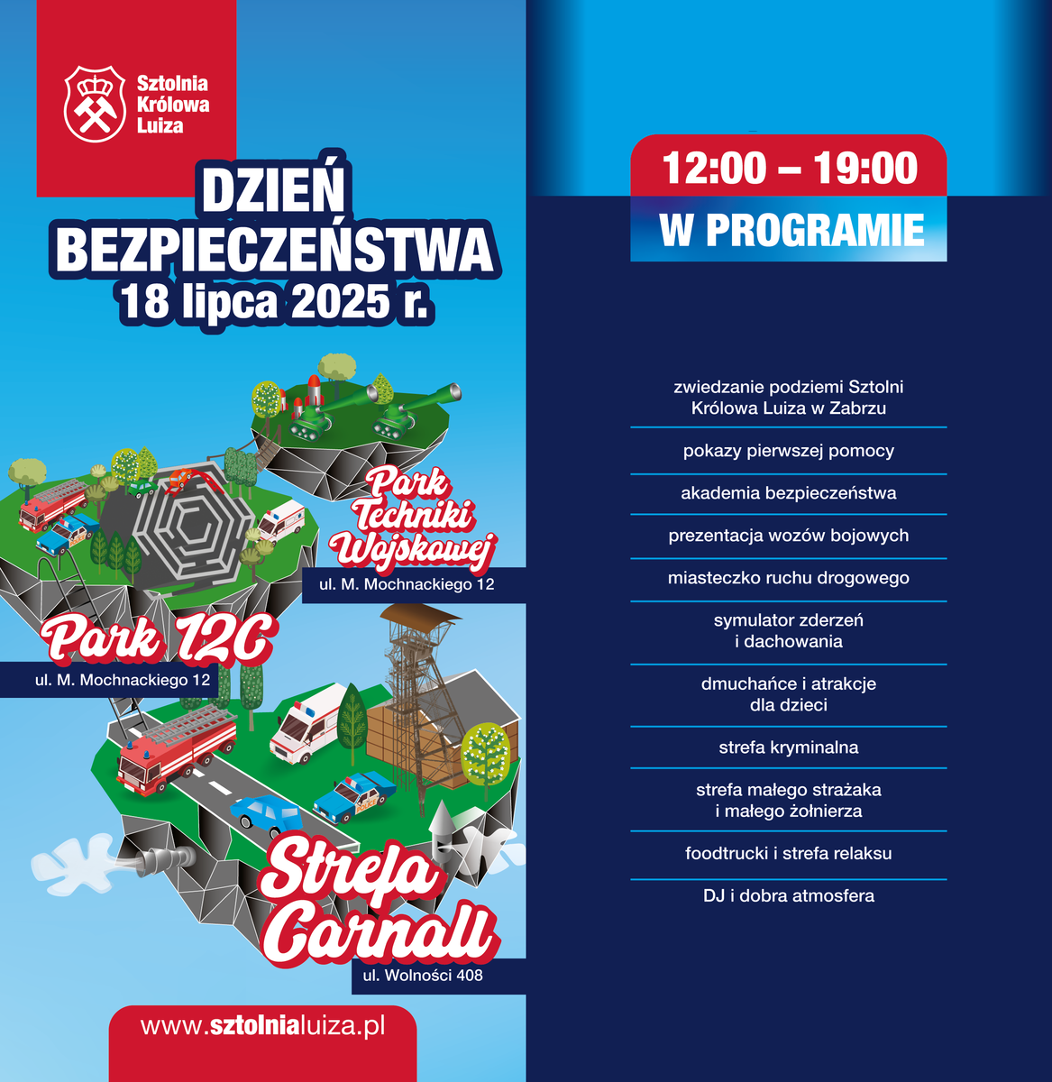 Baner dotyczący dnia bezpieczeństwa 