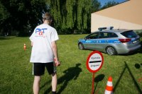 Młodzież Gimnazjum nr 24 w Zabrzu podczas festynu PaT