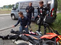 Działania zabrzańskiej policji „Bezpieczny motocyklista w drodze na wakacje”