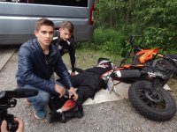 Działania zabrzańskiej policji „Bezpieczny motocyklista w drodze na wakacje”