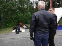 Działania zabrzańskiej policji „Bezpieczny motocyklista w drodze na wakacje”