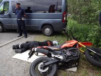 Działania zabrzańskiej policji „Bezpieczny motocyklista w drodze na wakacje”