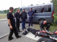 Działania zabrzańskiej policji „Bezpieczny motocyklista w drodze na wakacje”