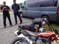 Działania zabrzańskiej drogówki „Bezpieczny motocyklista w drodze na wakacje”
