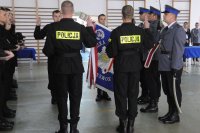 Uroczystość ślubowania nowych policjantów