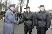 Ślubowanie nowych policjantów