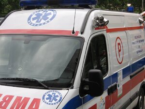 Wypadek drogowy przy ul. Hagera