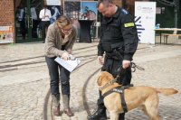 Zabrzańscy policjanci podczas festynu „Maciej Psitula Czworonogi”