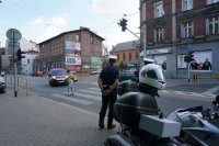 Działania &quot;Kontrola drogowa - pieszy&quot; prowadzone przez policjantów zabrzańskiej drogówki