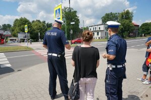 Działania "Bezpieczne przejście " prowadzone przez zabrzańskich policjantów