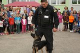 Zabrzańscy policjanci podczas spotkania z mieszkańcami Zabrza zorganizowanego podczas Jesiennego Festynu