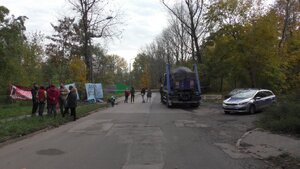 Policjanci zabrzańskiej komendy podczas interwencji na ulicy Cmentarnej