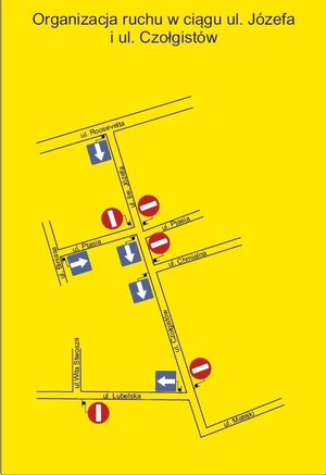 Zmiana organizacji ruchu w rejonie ulicy Czołgistów