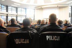 Policjanci śląskiego garnizonu podczas szkolenia w KWP Katowice