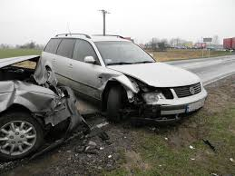 Kolizja samochodów. Źródło: KP 5 Kraków