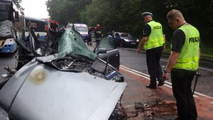 Wypadek śmiertelny na DK 88 w Zabrzu - czerwiec 2016 roku