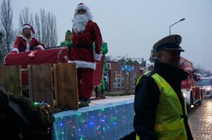 Zabrzańscy policjanci podczas mikołajowych spotkań