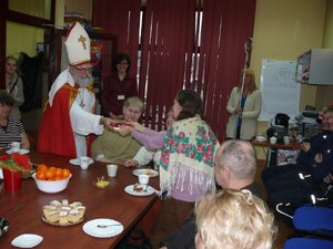 Świąteczne spotkanie policjantów z seniorami z Biskupic