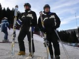 Policyjny patrol narciarski
