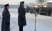 Ślubowanie nowo przyjętych policjantów