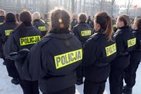 Ślubowanie nowo przyjętych policjantów