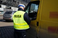 Policjanci zabrzańskiej drogówki podczas wojewódzkich działań &quot;Truck &amp;Bus&quot;