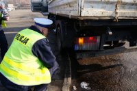 Policjanci zabrzańskiej drogówki podczas wojewódzkich działań &quot;Truck&amp;Bus&quot;