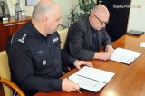 Szefowie katowickiego oddziału TVP i śląskiej policji