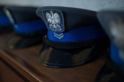 Policyjna czapka