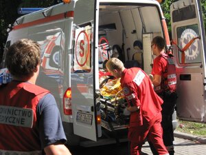 Załoga karetki pogotowia