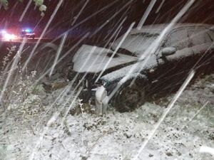 Mazda 3 , którą jechała zatrzymana nietrzeźwa kierująca