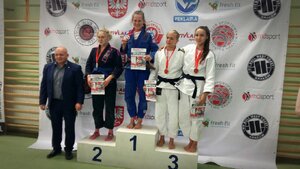 sierż.szt. Izabela Herdzik zabrzańska policjantka, która zdobyła dwa brązowe medale na otwartych Mistrzostwach Polski Ju-Jitsu