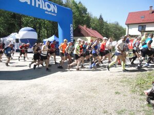 Zabrzańscy policjanci podczas zawodów biegowych