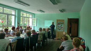 Zabrzańscy policjanci podczas spotkania z seniorami