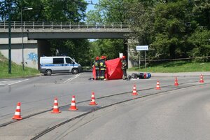 Śmiertelny wypadek drogowy na ulicy Mikulczyckiej w Zabrzu