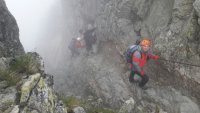 Zabrzańscy policjanci podczas sierpniowej wyprawy w Tatry