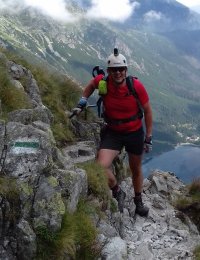 Zabrzańscy policjanci podczas sierpniowej wyprawy w Tatry