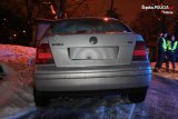 Zabrzańscy policjanci na miejscu zdarzenia drogowego