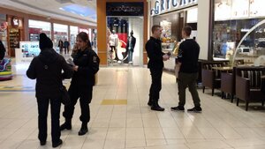 Klasa mundurowa o profilu policyjnym podczas akcji profilaktycznej