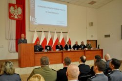 Spotkanie z Ministrem Spraw Wewnętrznych i administracji w Szkole Policji w Katowicach