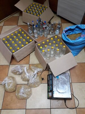 Zabezpieczony przez zabrzańskich policjantów alkohol