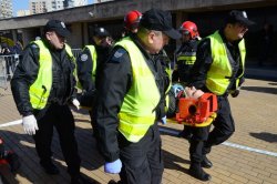 Śląscy policjanci podczas ćwiczeń "Mirabella 2018"