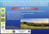 Plakat promujący Ekstremalny Półmaraton Górski