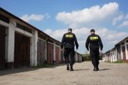 Policjanci podczas służby