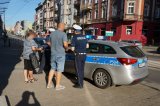 Policjanci zabrzańskiej drogówki podczas działań &quot;NURD&quot;