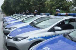 Nowe radiowozu dla śląskiego garnizonu Policji