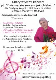 Plakat promujący koncert