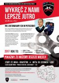 Plakat promujący akcję &quot;Mundur na rowerze - mundurowi Mundurowym&quot;