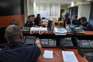 Policjanci podczas konkursu