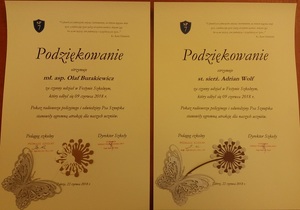 Podziękowania dla zabrzańskich policjantów